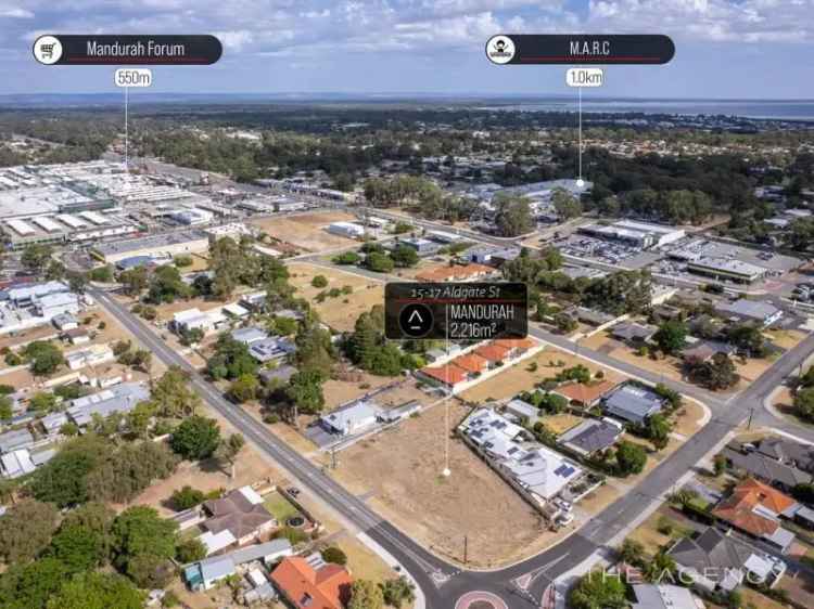 2216 Sqm Development Site in Prime Mandurah Location