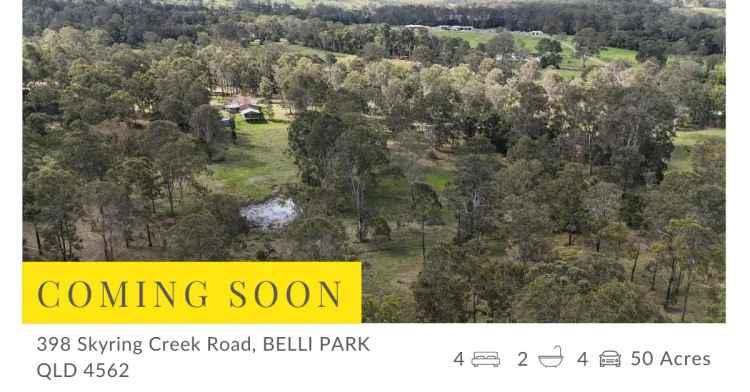 A Serene 50-Acre Sanctuary at 398 Skyring Creek Road, Belli Park