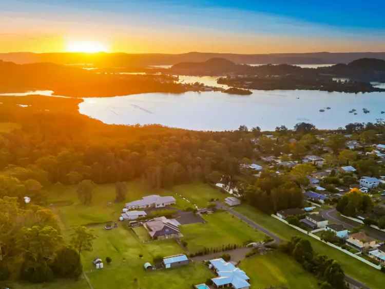 Magnificent lifestyle acreage showcasing a modern contemporary design