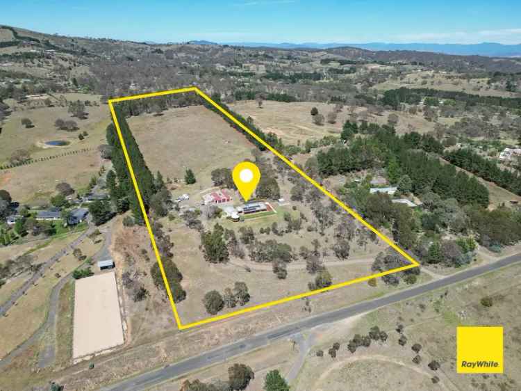 8.4HA Lifestyle Property near Queanbeyan - 4 Bed Home, Extensive Shedding