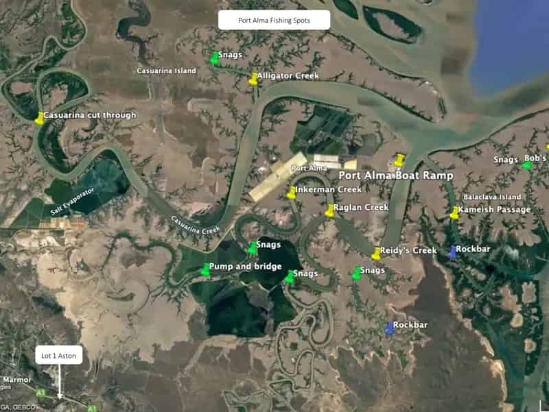Buy Land One Acre Creek Side Block near Port Alma