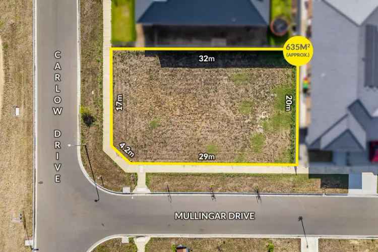 Build Your Dream Home on a Prime Corner Block in a Sought After Location