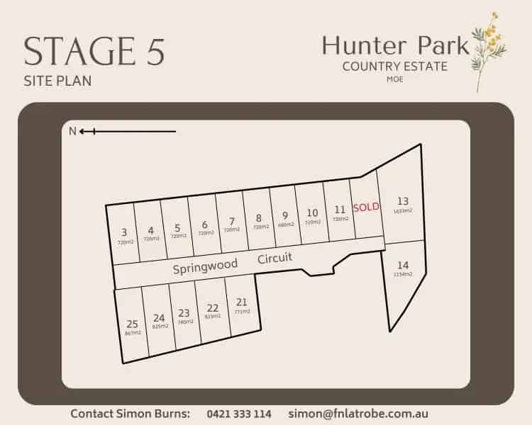Land for Sale in Moe with Spacious Blocks in Hunter Park Country Estate