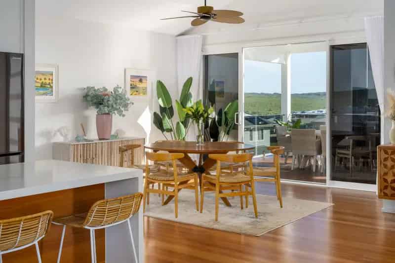 A stylish and impressive coastal home moments from the beach