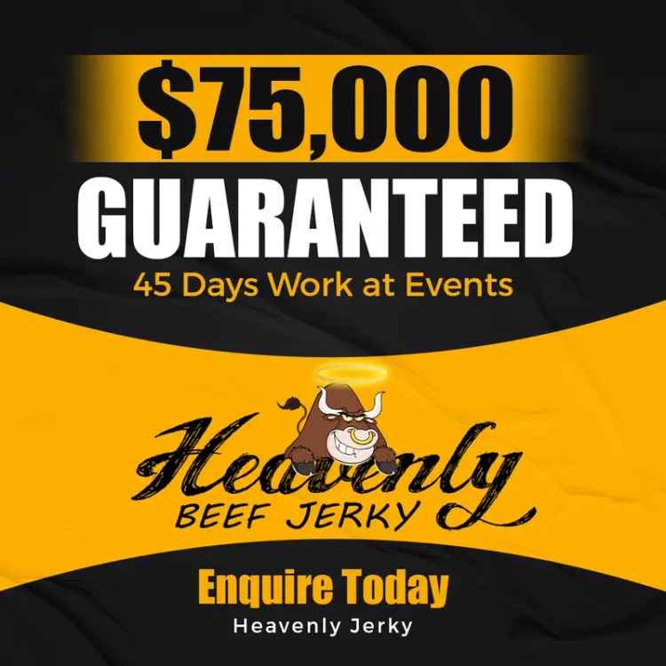 Guaranteed $75k Income Beef Jerky Reselling Business Opportunity