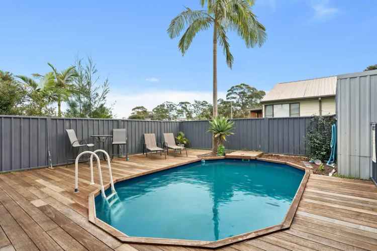 Rent double-level family home in St Georges Basin with pool and garage