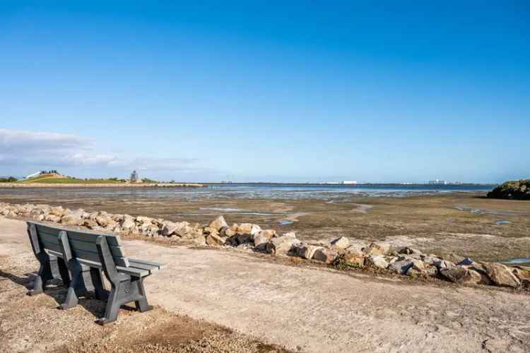 Water front block with wonderful views both front and rear