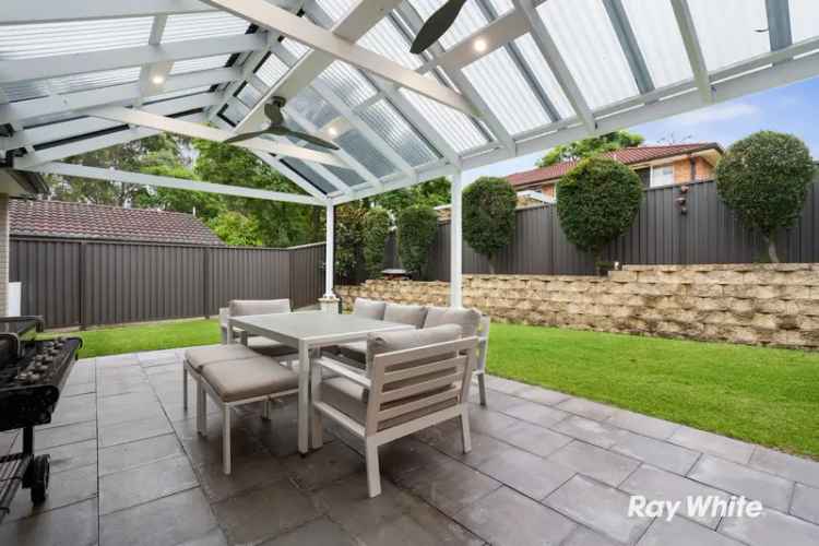 Buy family home in Quakers Hill with spacious backyard and modern kitchen