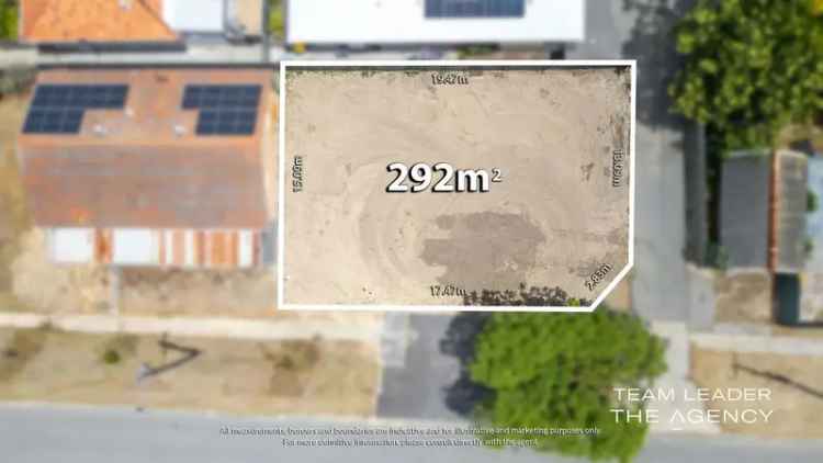 Vacant Land (Residential) For Sale - Lot 2, 63 Milne Street, Bayswater WA 6053