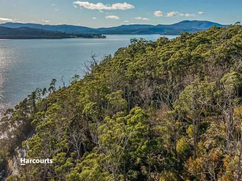 Buy land with water views in Huon Valley with north facing aspect