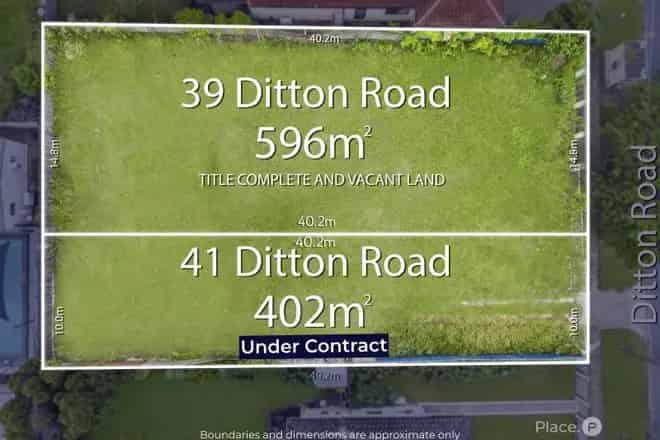 Land For Sale , 39, Ditton Road, City of Brisbane, Queensland