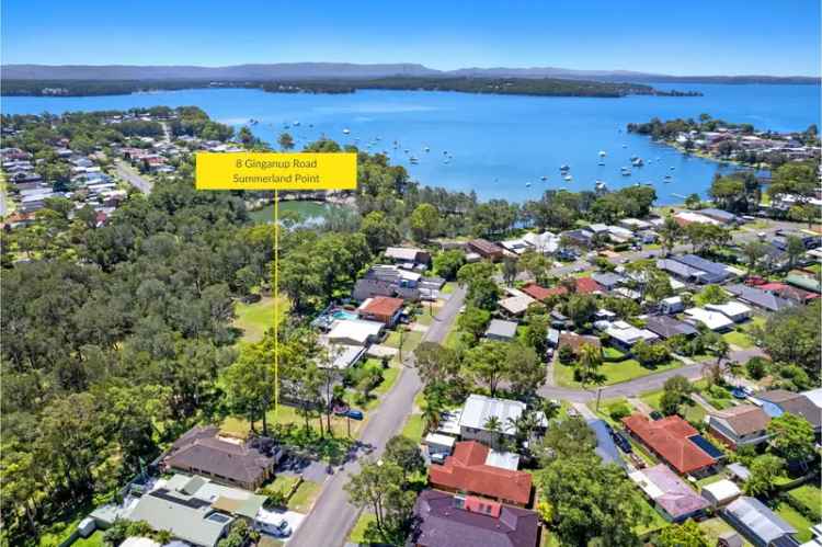 Vacant Land Backing Waterfront Reserve