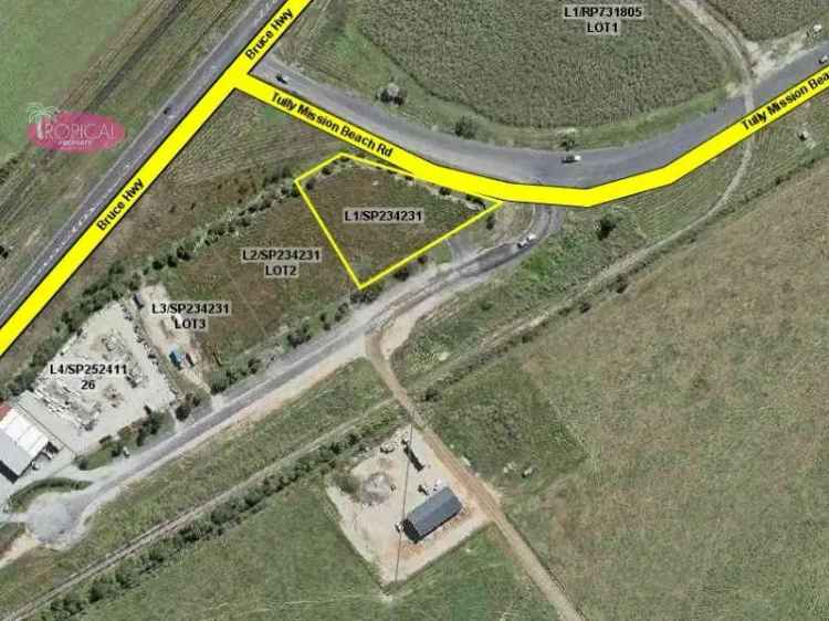 Buy Commercial Land with Main Road Frontage in Tully