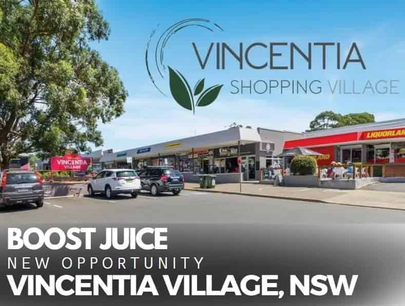 Buy Boost Juice Franchise at Vincentia Village NSW with Retail Features