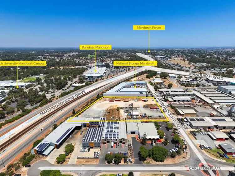 Mandurah Industrial Development Site 12397sqm Two Income Streams