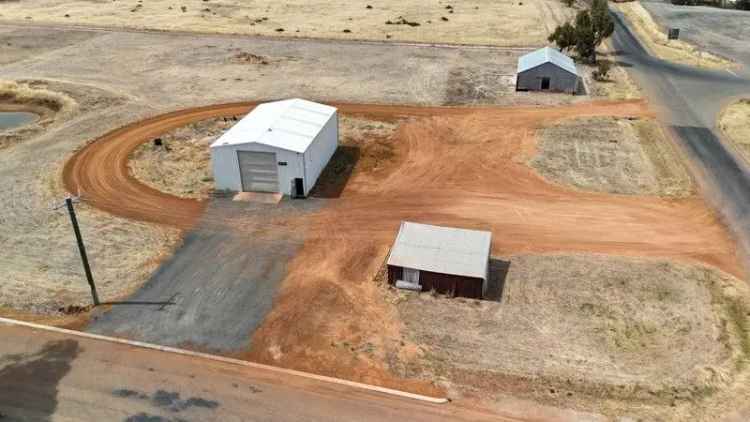 Buy Town Rural Land in Ideal Location with Industrial Sheds