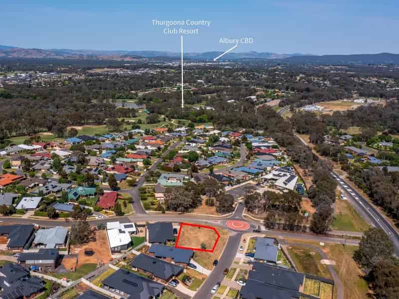 Buy Land in Thurgoona with Proximity to Golf Course and Nearby Landmarks
