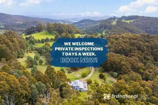 Secluded 51-Acre Tasmanian Haven: Lush Pastures Rainforest Privacy