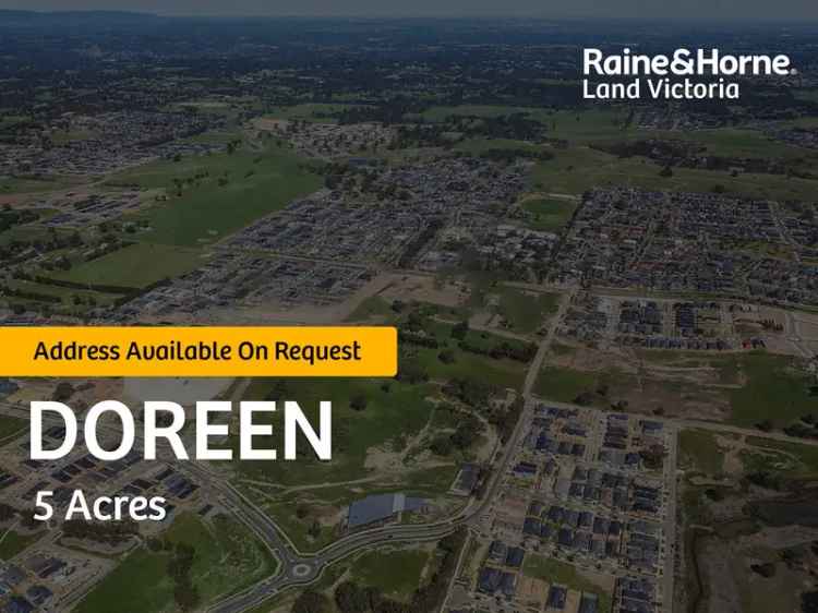 Buy Land in Doreen with Subdivision Potential Near Great Schools