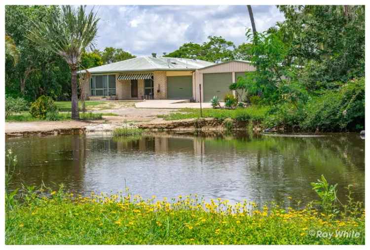 Buy Lowset Brick Home on 3 Acres Near Rockhampton With Pool and Shed