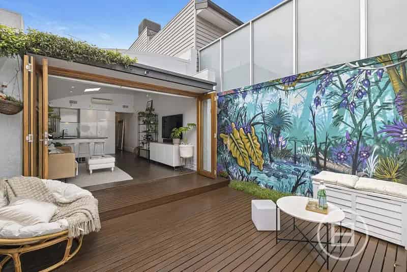 Buy freestanding Victorian terrace in St Kilda with park access and outdoor space