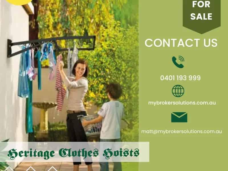 Buy Business Heritage Clothesline and Hoist in Ipswich with Unique Model