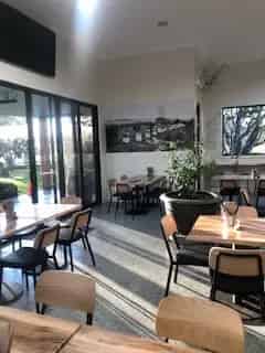 Lease 60 Seat Cafe in North West Tasmania with Orchard and Playground