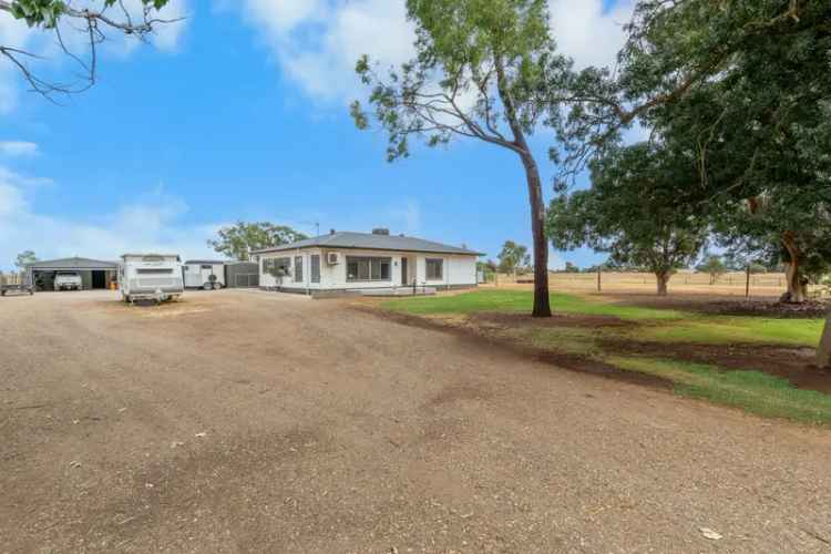 Renovated 4 Bedroom Home with Shed on 16 Acres Near Cobram