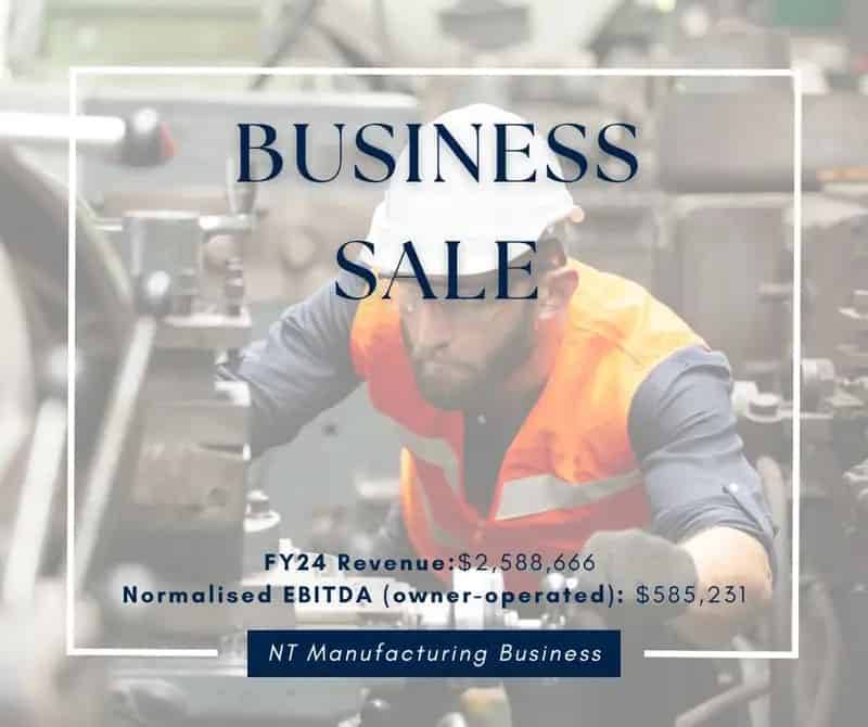 Buy Manufacturing Business in NT with Showroom and Office Facilities