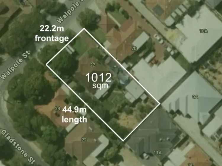 1012sqm R40 Zoned Block in St James  Development Opportunity