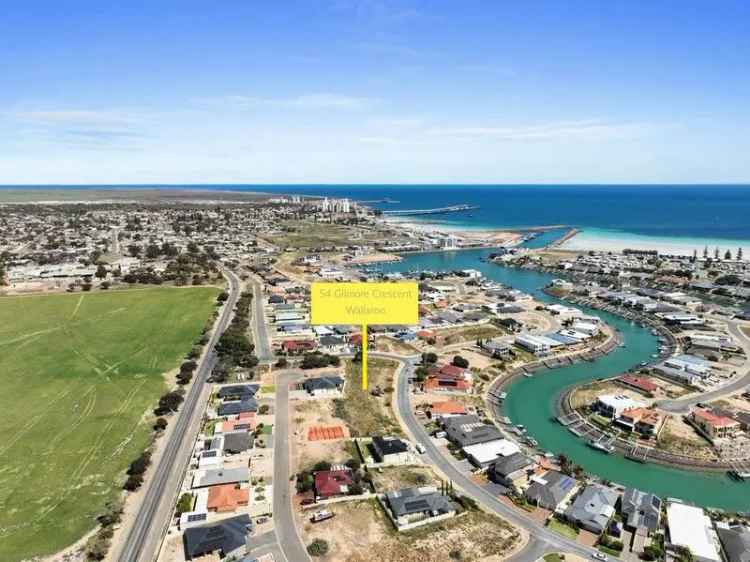 Over 27 metres of block frontage at Wallaroo Marina