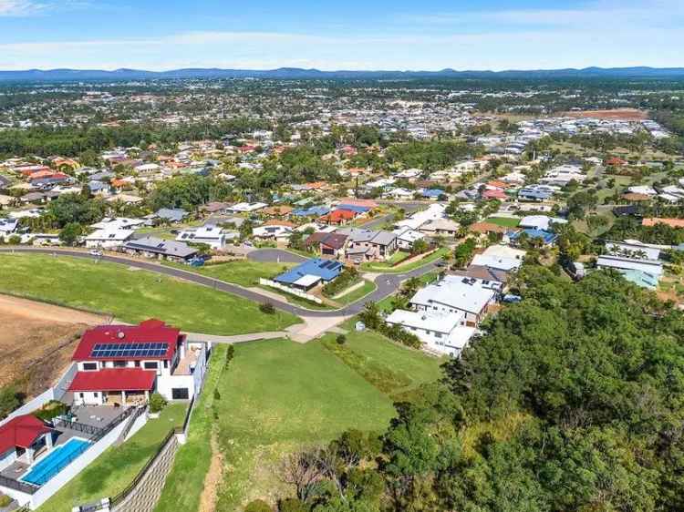 Large elevated block with city and mountain views in superb location