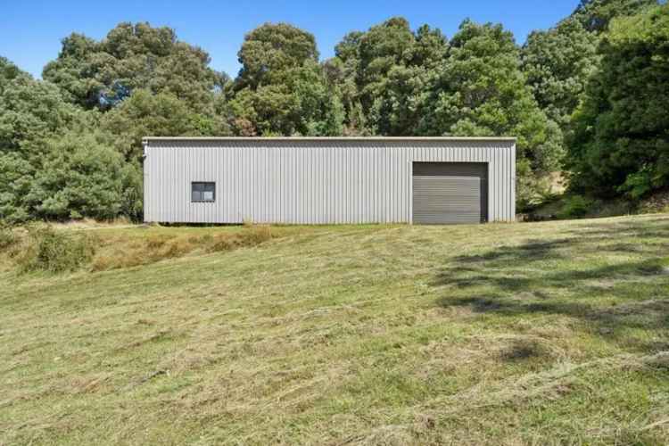 Buy Rural Property in Otway Ranges with Shed and Bushland Views