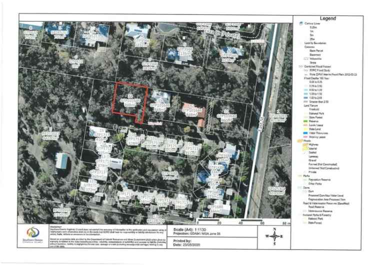 Buy Land Warwick Private Block Surrounded by Trees