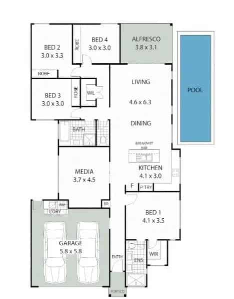 Great location with sparkling pool