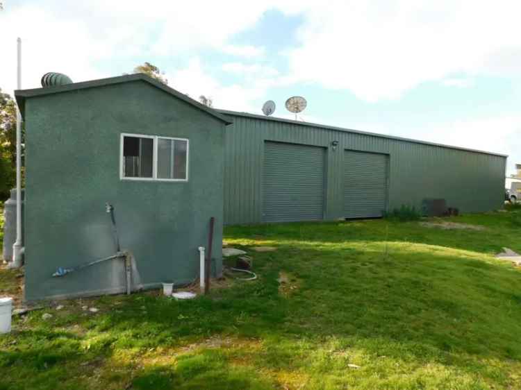 Buy Rural Property Near Bordertown with Irrigation and Large Shed