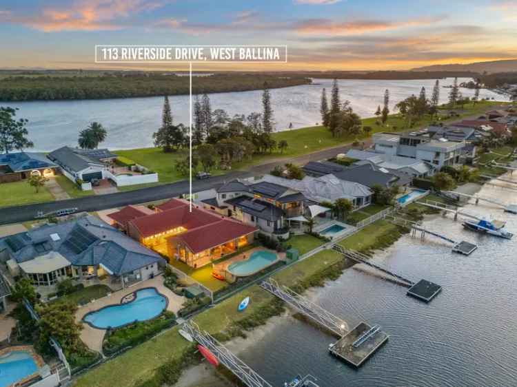 Craftsman home for sale in Ballina Quays with waterfront views