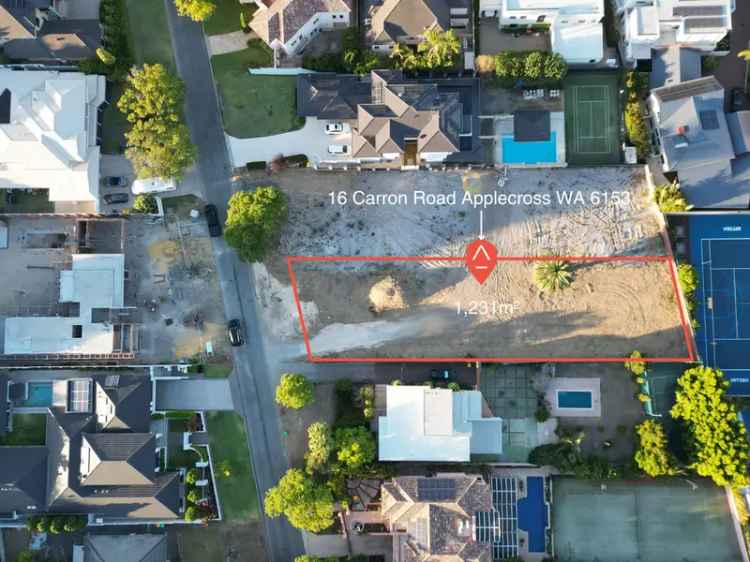 Vacant Land (Residential) For Sale - 16 Carron Road, Applecross WA 6153