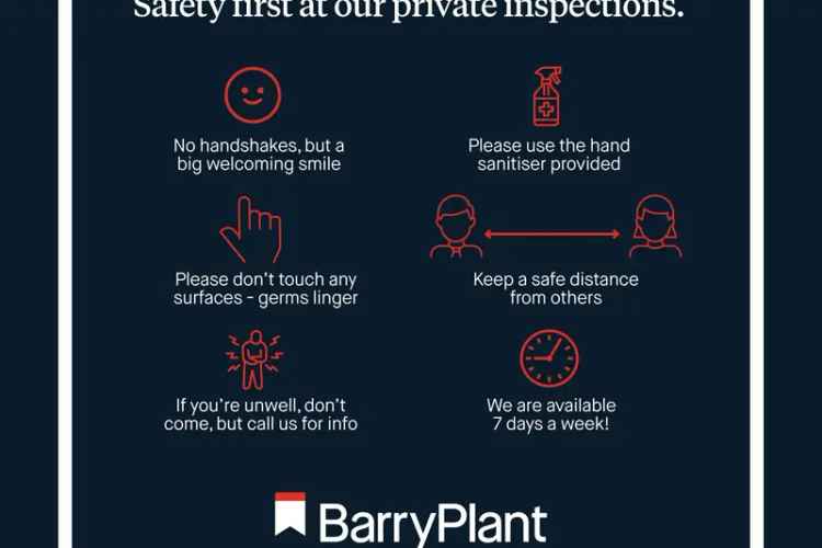 Our Agents are available 7 days a week for Private Inspections.