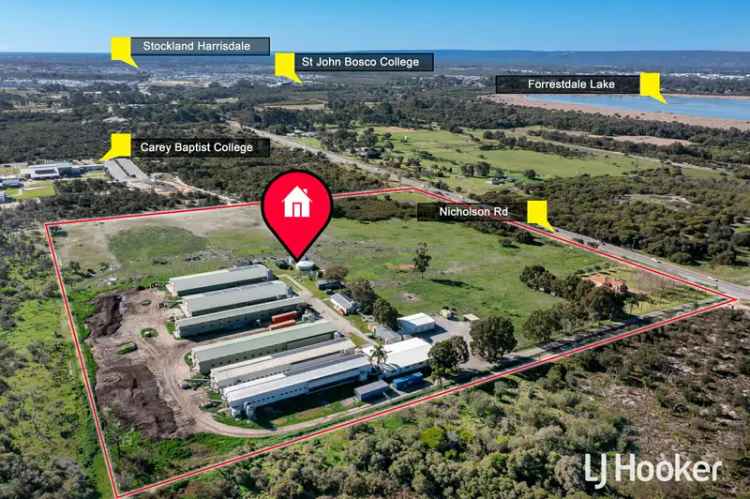 Buy Farm South of Perth with Six Automated Egg Sheds and Family Home