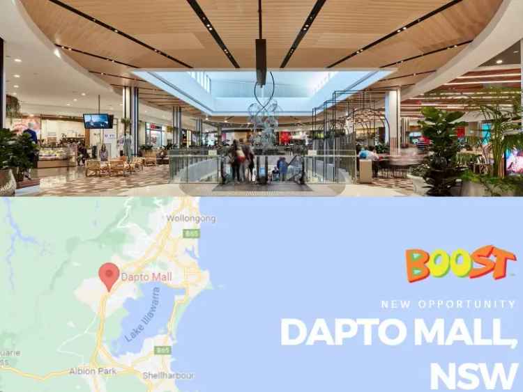 Boost Juice Franchise Opportunity at Dapto Mall NSW