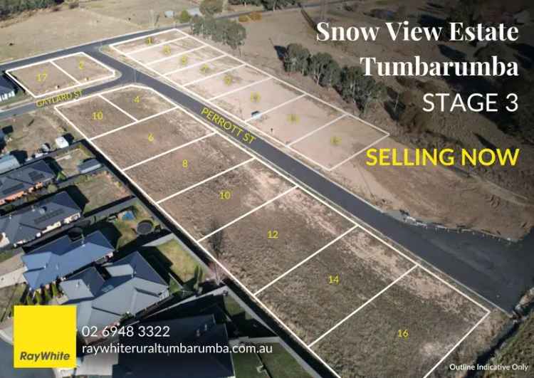 Buy Land in Tumbarumba with Snow Capped Views and Community Connection