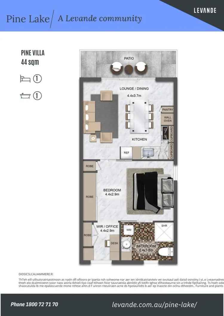 Rent Unit in Retirement Village with Water Views at Pine Lake Village