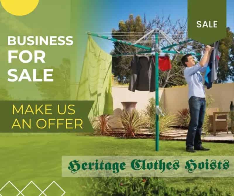 Buy Heritage Clothesline and Hoist Business in Ipswich with Great Reputation