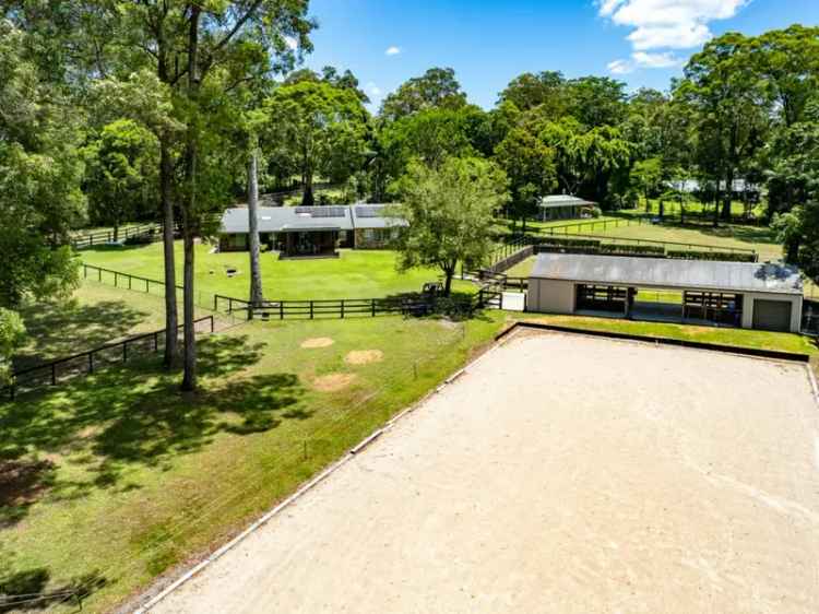 For Sale Horse Acreage Estate in Glenview with Immaculate Home and Facilities