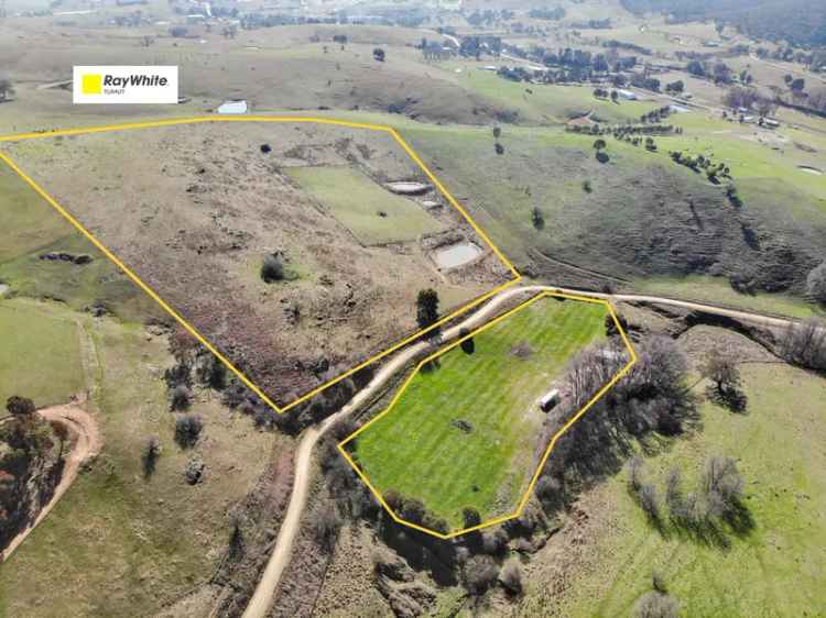 Buy rural land with views near Adelong with building right