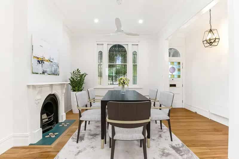 For Lease Tri-Level Terrace in Newtown with Stylish Living and High Ceilings