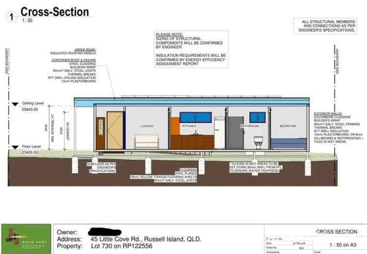 Russel Island Container Home Project Affordable Island Getaway