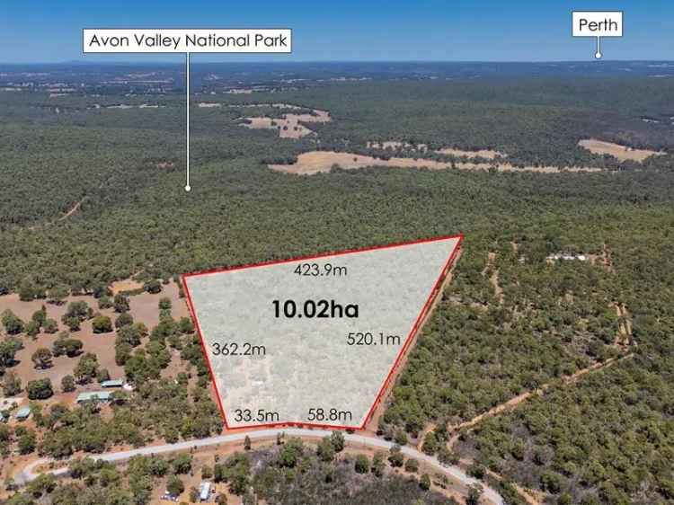 10.02 Hectare Bush Block Peaceful Homestead Retreat Near Toodyay