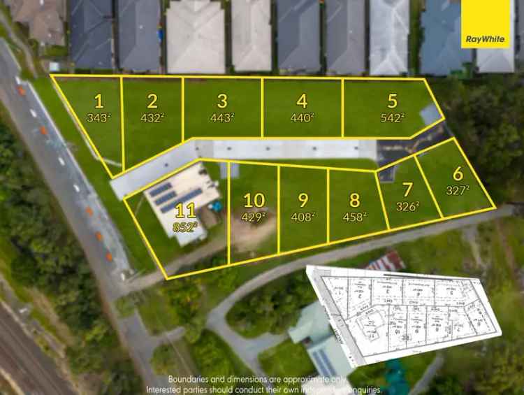 Ready to Build with Only 3 LOTS left in the heart of Loganlea